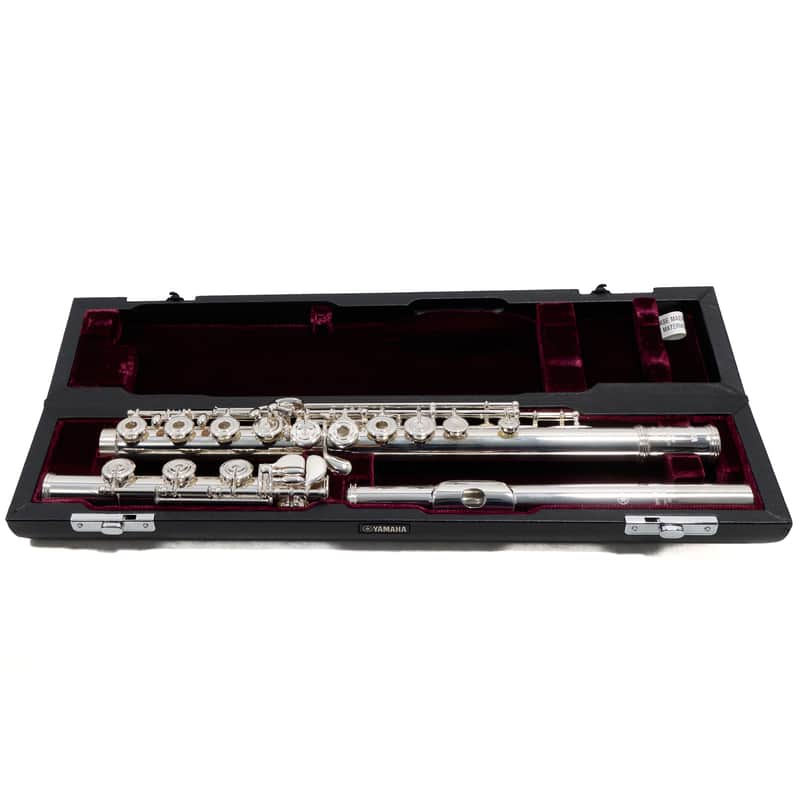 Yamaha Model YFL-777HCT Artist Solid Silver Professional Flute MINT CONDITION image 1