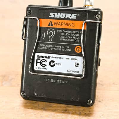 Shure PSM 900 Wireless IEM System L6 Band: 656-692 MHz (NO POWER SUPPLY) CG011V4 image 15