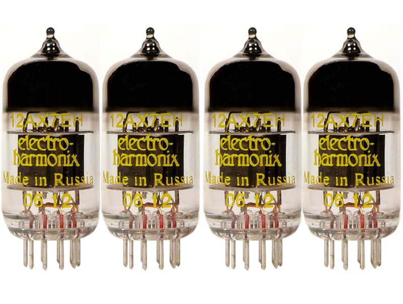 New 4x Electro Harmonix 12AX7 / ECC83 | Quad / Quartet / Four Tubes | EH image 1