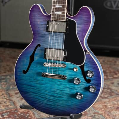 Gibson ES-339 Figured Semi-Hollow Electric Guitar - Blueberry Burst with Hardshell Case image 3