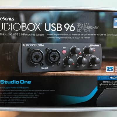 PreSonus Audiobox USB 96  Audio Interface 2020 - Present - Black image 1