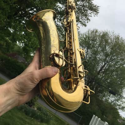 SUMMER DEAL FANTASTIC CONN STENBERG PORTRAIT GOLD PLATED ALTO SAXOPHONE " THE TRAVLIN' GYPSY "1924 FINISH 00 NEW PADS image 4