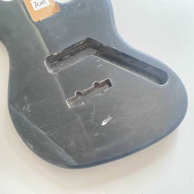 Black Basswood Jazz Bass Style Body image 12