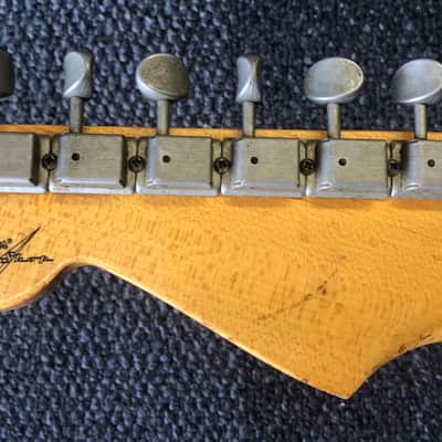 Fender 57 Stratocaster Relic 2011 - Black image 3