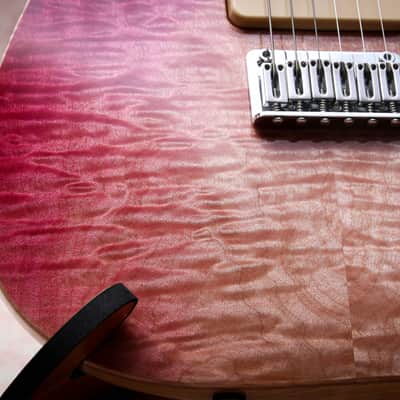 TOM ANDERSON USA Drop Top Hollow Quilt Wakesurf " Strawberry Shortcake + Ziricote" (2023) image 10