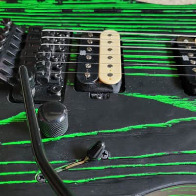Jackson Pro Series Dinky DK2 Ash Electric Guitar, Green Glow Finish, New Molded Hard Shell Case image 4