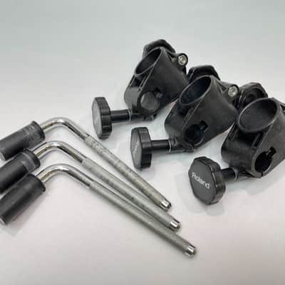Immagine THREE Roland MDH-7U V-Drum Cymbal Rack Clamp MDH7U Mount L-Rod for MDC7U TD 20 - 3