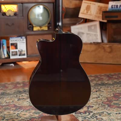 *New 2026 Model* Yamaha TAS3C-SBD Sitka/Mahogany Sandburst Concert Guitar w/the NEWEST TransAcoustic System #0165 image 12