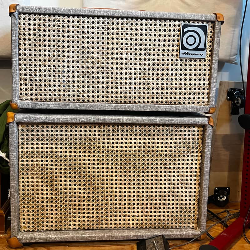 Ampeg V-2 2-Channel 60-Watt Guitar Head 1971 - 1980 - Black image 1