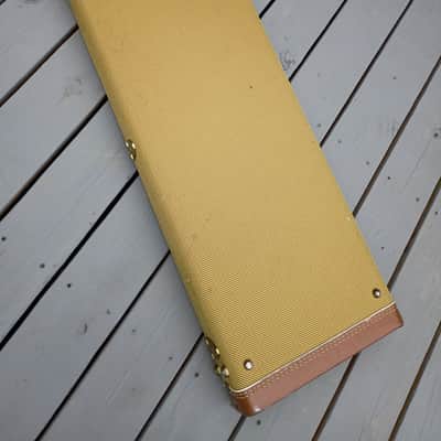 80s - 90s Fender American Vintage Tweed Orange Inside Strat Tele Case image 4
