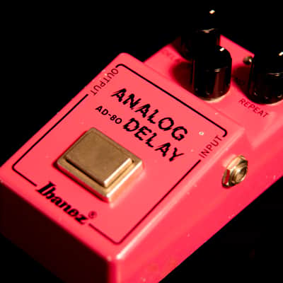 Ibanez AD-80 Analog Delay "R Logo" 1979-1980 - Pink image 1