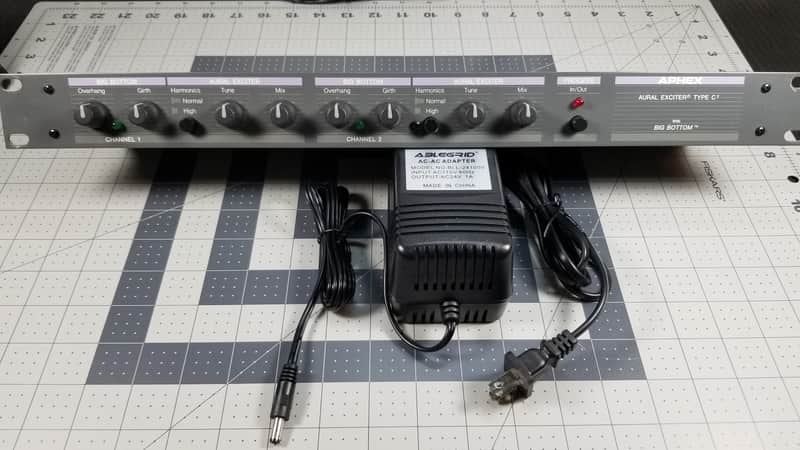 Aphex Aural Exciter Type C2 Model 104 with Big Bottom 1990s - Aluminum / Purple / Black image 1