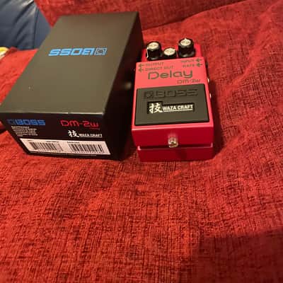 (Mint In Box) Boss DM-2W Delay Waza Craft 2015 - Present - Pink image 1
