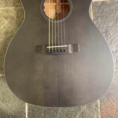 Cort Core OC Spruce All Solid Electro Open Pore Trans Black image 2