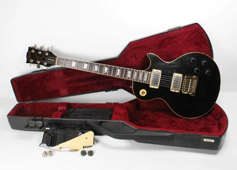 1978 Gibson Les Paul Standard Factory Black Kahler Tremolo ~Killer RELIC~ Chainsaw Case 1970s USA LP image 1