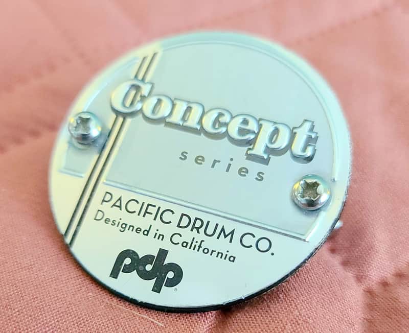 PDP Concept Series drum badge w/ mounting screws, nuts & washers image 1