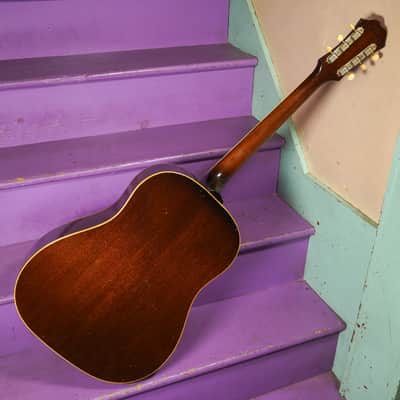 1967 Epiphone FT79 (Gibson) Texan Slope Dreadnought Guitar (VIDEO! Work Done, Ready) image 11