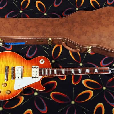 2014 Gibson Les Paul 1959 Historic 59 Custom Shop R9 AGED w Factory Original Dimarzios ~ Sunburst image 11
