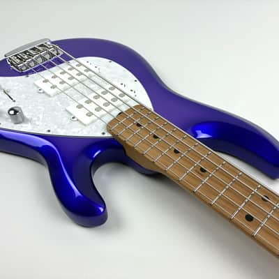 Ernie Ball Music Man StingRay SR5 HH. See Me Ride Out of the Sunset. 2026 – Grape Crush image 4