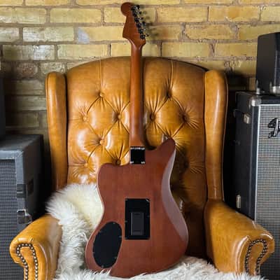 2025 Fender Acoustasonic Standard Jazzmaster Honey Burst Acoustic Electric Offset Guitar! image 2