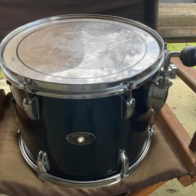 TAMA MOUNTED RACK TOM TOM IMPERIAL STAR 1990 - EBONY BLACK image 2