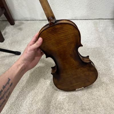 Violin Antique-Style Full Size Violin 4/4 – “Horm Aug. Drögemeyer Bremen” 1900 - Varnish image 12