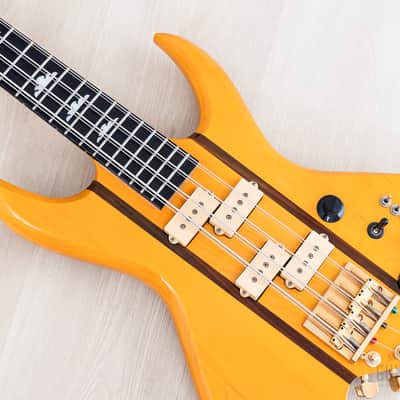 1991 BC Rich Bich 8-String Vintage Neck Through Bass Natural w/ Case, Japan NJ image 7