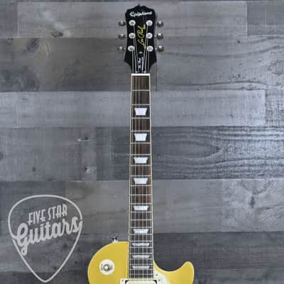 Pre-Owned Epiphone Les Paul Traditional Pro - Gold with Hardshell Case image 4
