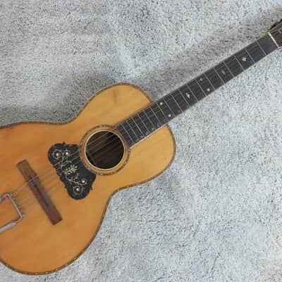 Vintage 1920s Regal Vega Parlor Acoustic Guitar Ditson Lakeside Washburn Rare image 1