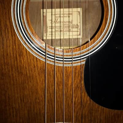 Vintage Harmony H160E Acoustic/ Electric Guitar image 9