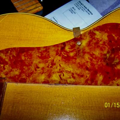 Sherwood Archtop Acoustic Guitar Husk Circa 1950 image 13