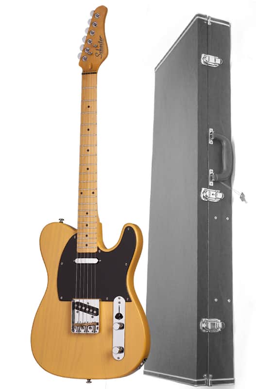 Schecter California Vintage PT Standard Electric Guitar Butterscotch Blonde + FREE HARDSHELL CASE! image 1