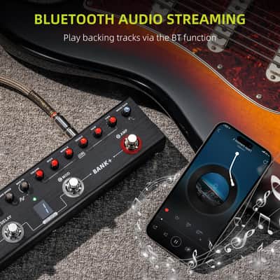 LEKATO Tank-G Multi Effects Electric Guitar Effect Pedal Guitar Effects Pedal with 36 Presets Editable 4 Modules Amp Chorus Delay Reverb image 6