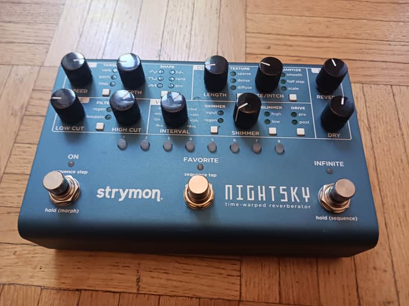 Strymon NightSky Time-Warped Reverberator 2020 - Present Blue image 1