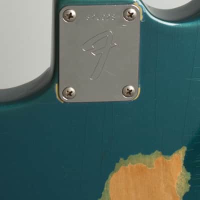 Fender Competition Mustang Solid Body Electric Guitar (1971), ser. #320028, original grey hard shell case. image 21