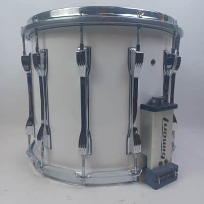 Ludwig 12x14"Marching Snare Drum 12Lug Vector LF-V924 Keystone Throw Monroe 90s image 5