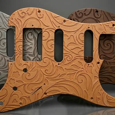 Fender Stratocaster  classic 62 3 ply paisley floreal 3d image 2