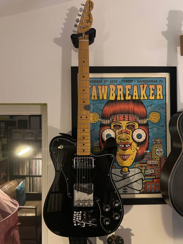 Fender Vintera '70s Telecaster Custom with Maple Fretboard 2019 - 2023 - Black