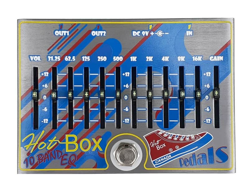 Hot Box Pedals HB-10 EQ 10 Band EQ Guitar Effect Pedal with Volume/Gain | Special PROMO ONLY $57.00 image 1