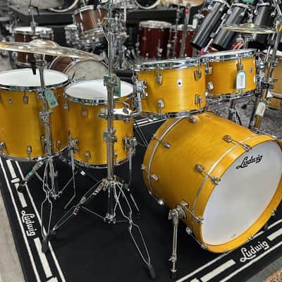 Ludwig Neusonic 5-Piece Satin Golden Slumbers Demo/Open Box image 9