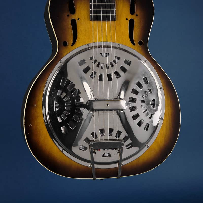 1930s Dobro 1930s Dobro Model 37 Round Neck Sunburst Sunburst