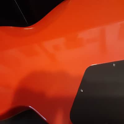 DeArmond M66 Bluesbird Fiesta Red Tommy Emmanuel Sig. w/ gig bag by Guitars For Vets image 8