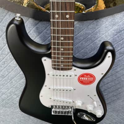 Fender Squier Debut Series "Amazon" Stratocaster Satin Black SkunkWerx In USA Fret Polish and Setup image 5