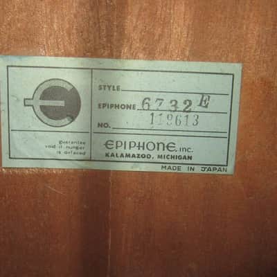 ~1971 Epiphone FT-130 Caballero Natural image 7