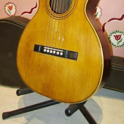 Washburn New Model 1897 Parlor Guitar 1800s - Natural image 1