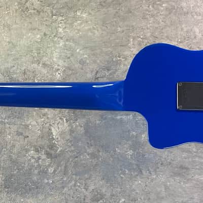 Eleuke RHT-C Solid Body/Electric Concert Size Ukulele - Gloss Blue image 4