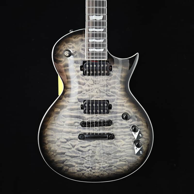 ESP LTD EC-1000T Electric Guitar - Charcoal Burst - NEW image 1