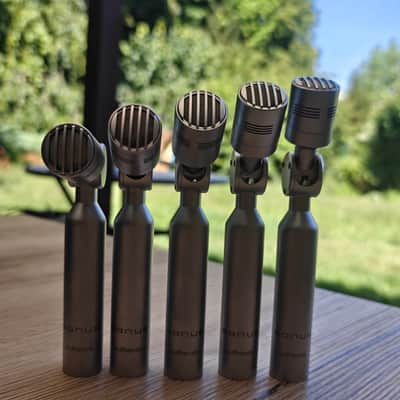 5x MBHO / Sonus Authensis AXIS CS Microphones - Excellent Set with Foam Case + K&M Mounts image 8