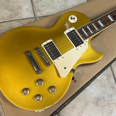 Epiphone Les Paul Standard 50s Electric Guitar Gold Top image 1