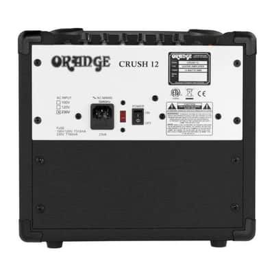 Orange Amplifiers Crush 12 (Black) image 5